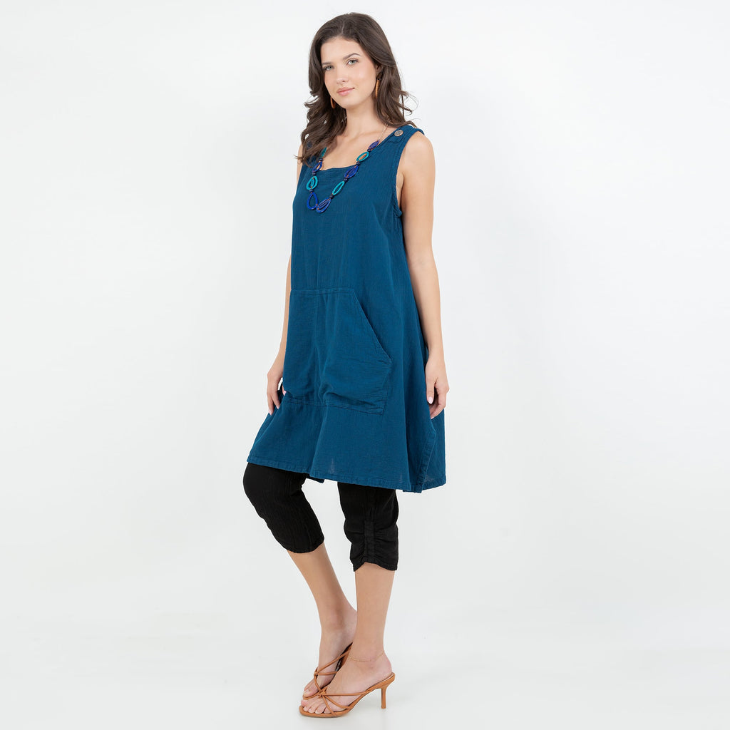Zizi Tunic with Pocket! 100% Cotton Gauze
