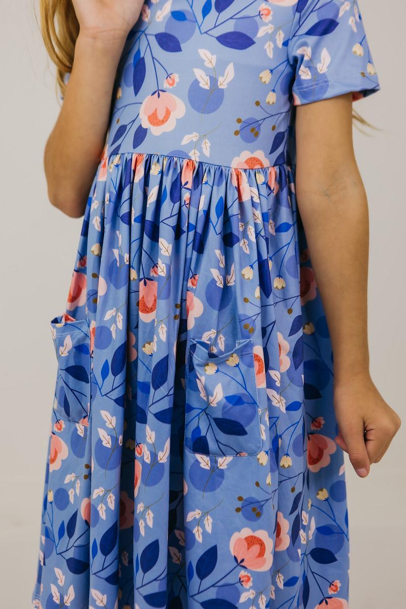 Mila & Rose ® Country Blooms S/S Pocket Twirl Dress — alternative angle