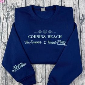Cousins Beach Embroidered Sweatshirt