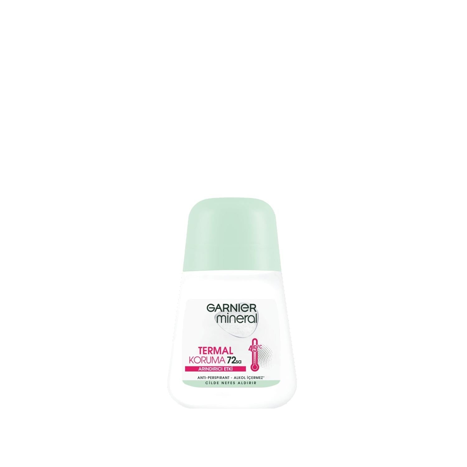 Garnier Garnier Mineral Termal Koruma Roll On Deodorant - Natural Odor Protection, 50 ml