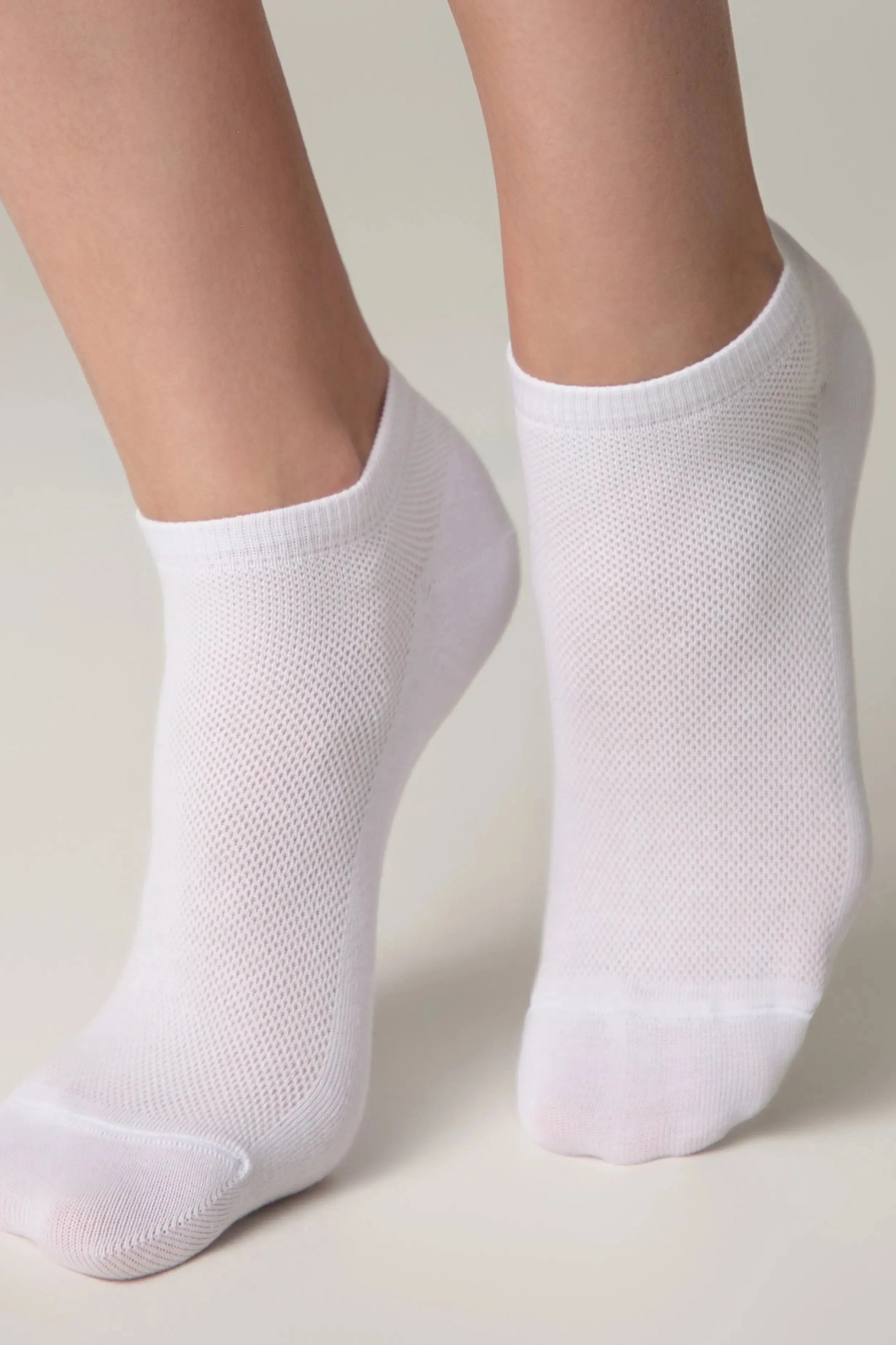 TheRanok.com Cotton Ankle Socks Conte Active - Mesh Pattern 484 — detail close-up