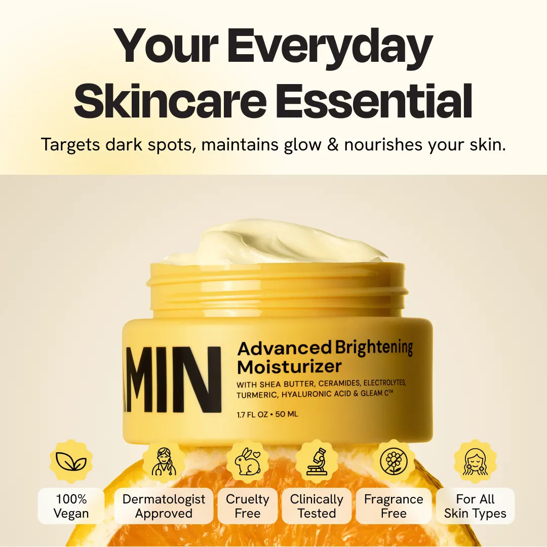 Gleamin Advanced Brightening Moisturizer — daily hydrating brightening cream