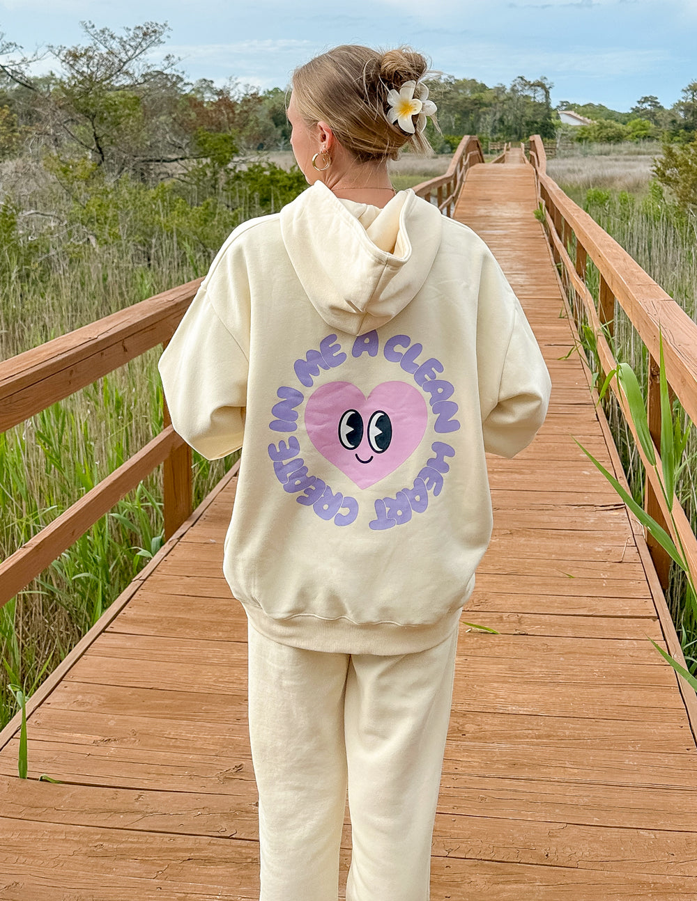 Elevated Faith Create in Me a Clean Heart Unisex Hoodie — main product shot