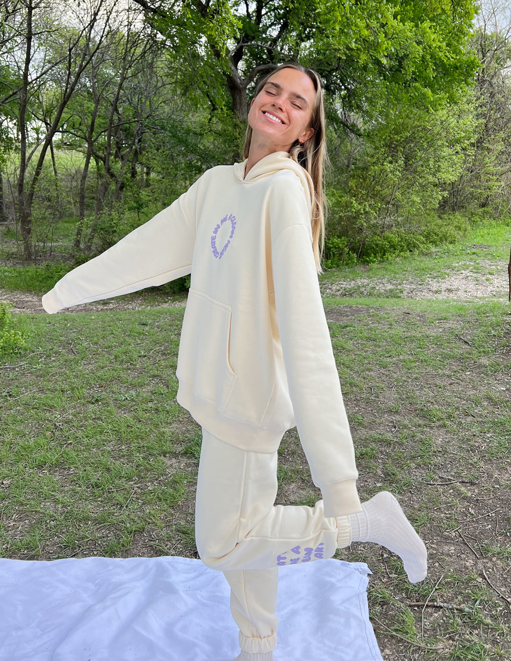 Elevated Faith Create in Me a Clean Heart Unisex Hoodie — fabric or material detail