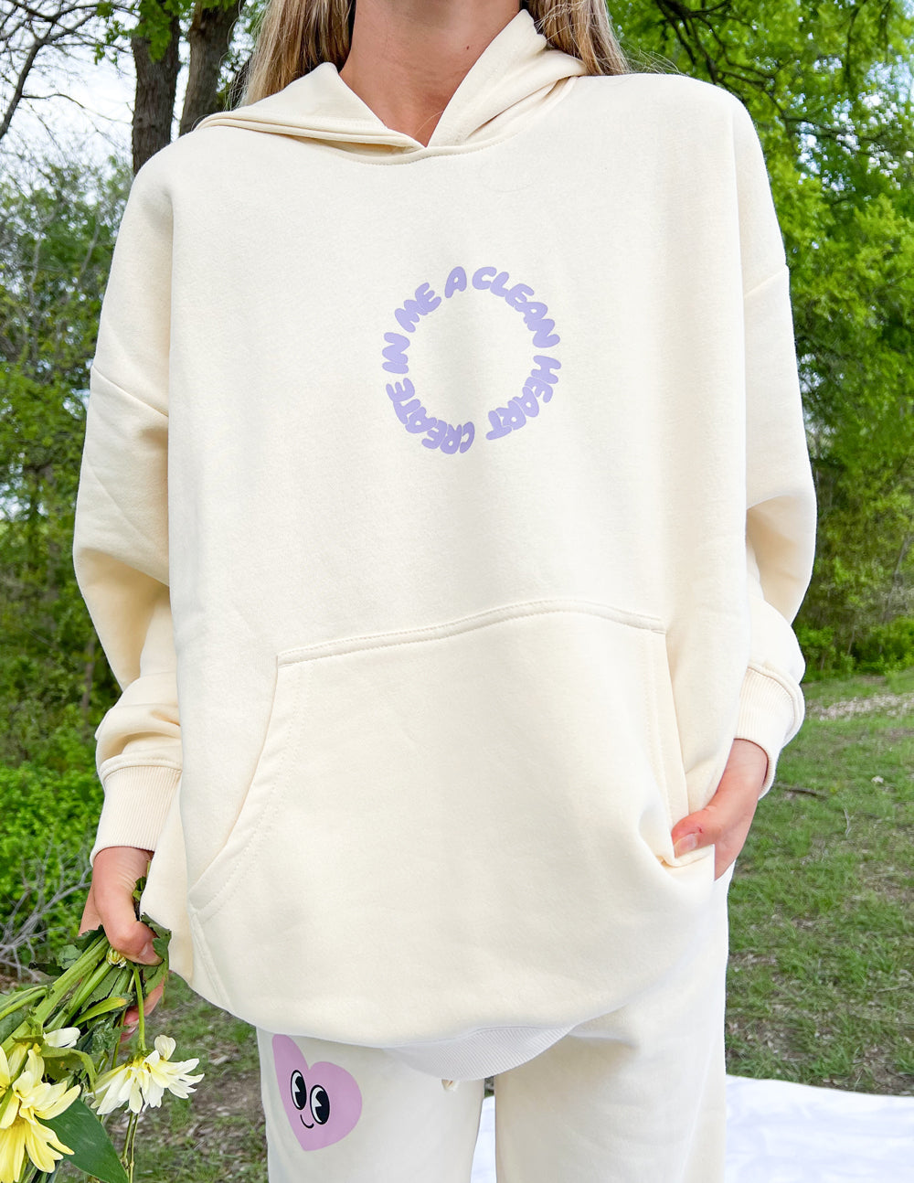 Elevated Faith Create in Me a Clean Heart Unisex Hoodie — feature highlight