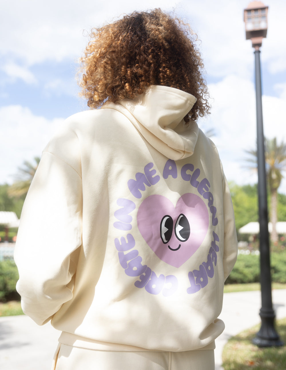 Elevated Faith Create in Me a Clean Heart Unisex Hoodie — comparison shot