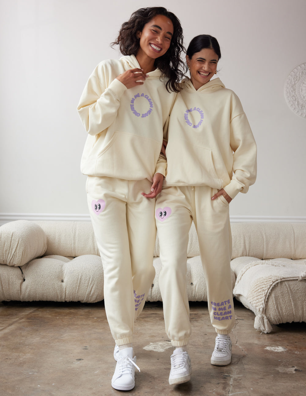 Elevated Faith Create in Me a Clean Heart Unisex Sweatpant — side view