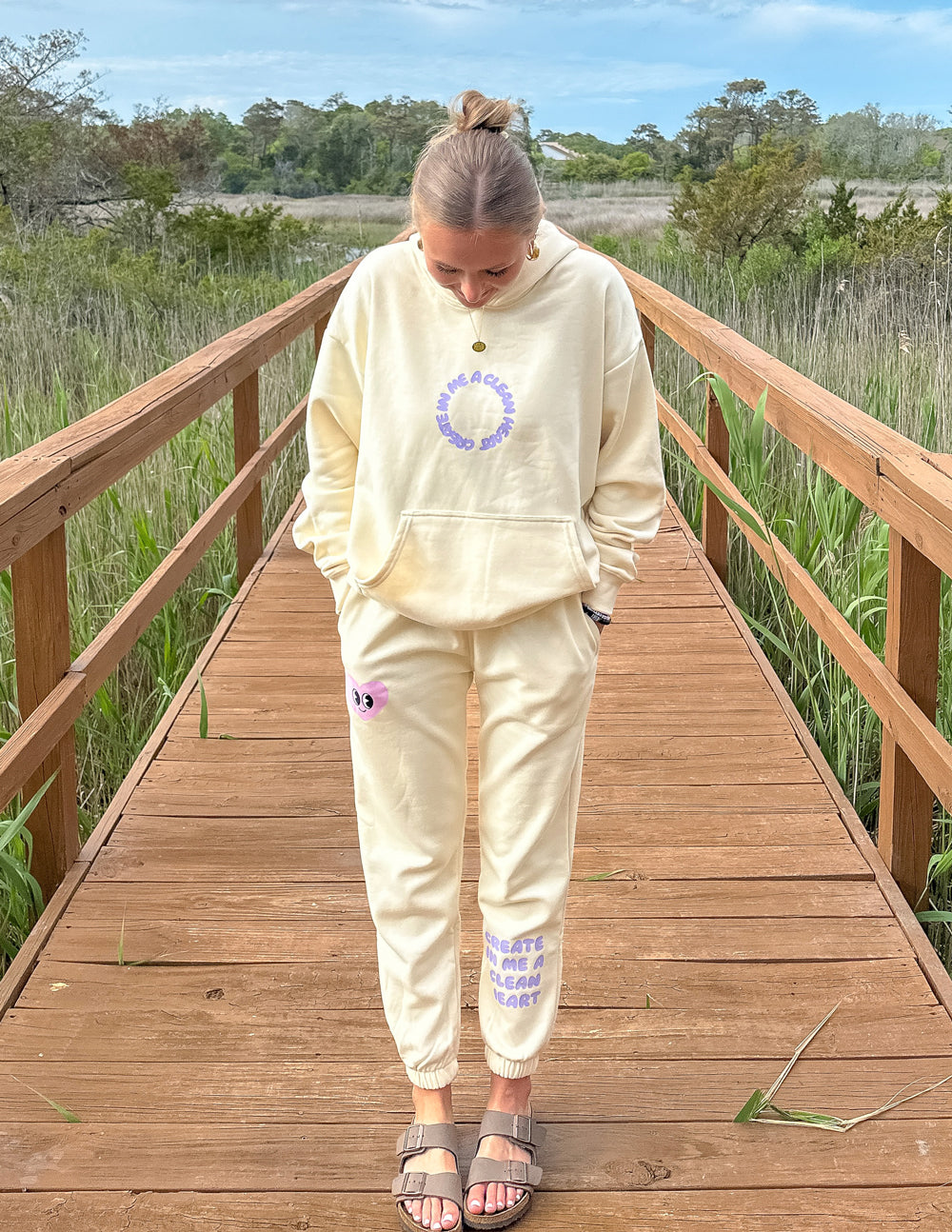 Elevated Faith Create in Me a Clean Heart Unisex Sweatpant — main product shot