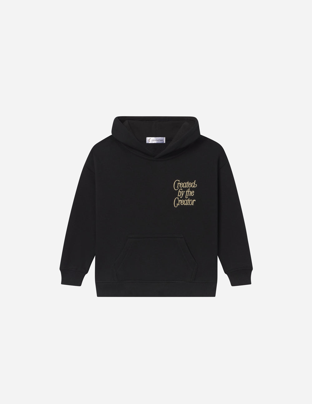 Elevated Faith Created by the Creator Kids Hoodie — detail shot 7