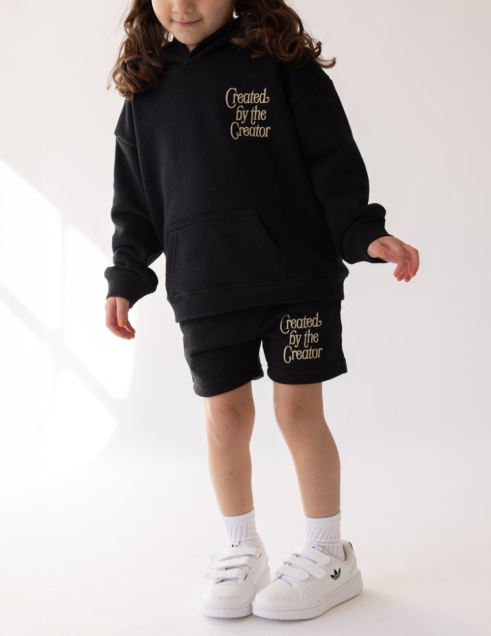 Elevated Faith Created by the Creator Kids Short — main product shot