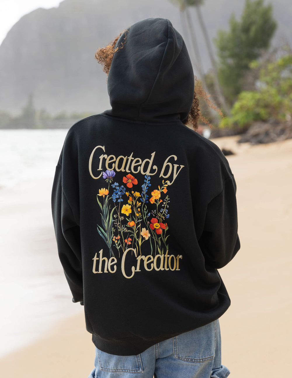 Elevated Faith Created by the Creator Unisex Hoodie — main product shot