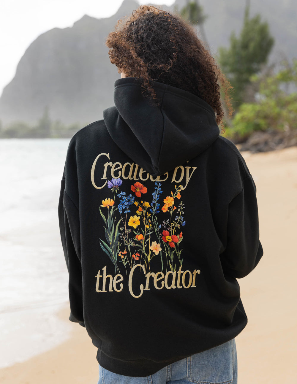Elevated Faith Created by the Creator Unisex Hoodie — hoodie category context