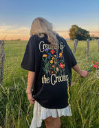 Elevated Faith Created by the Creator Unisex Tee — main product shot