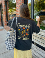 Elevated Faith Created by the Creator Unisex Tee — detail shot 8