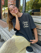 Elevated Faith Created by the Creator Unisex Tee — detail shot 9