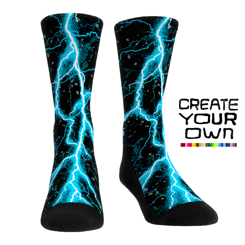 Rock 'Em Socks Rock 'Em Socks Creator Studio - Lightning Bolts — main product shot