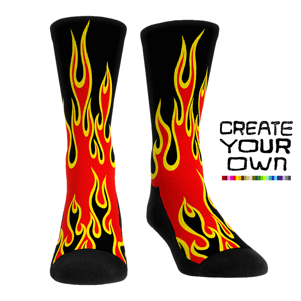 Rock 'Em Socks Rock 'Em Socks Creator Studio - Flames — main product shot