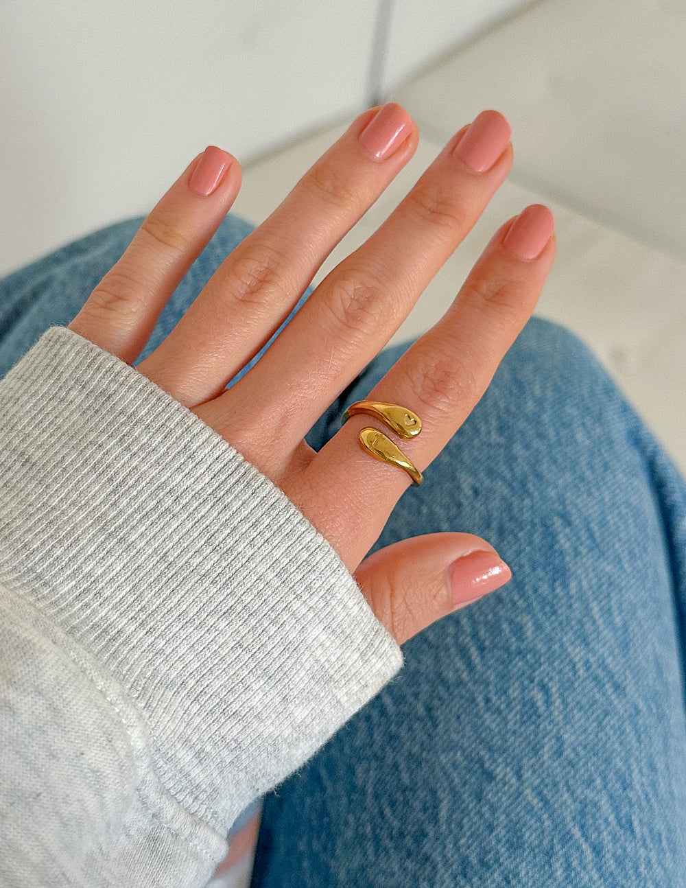 Elevated Faith Cross Equals Love Ring — lifestyle context