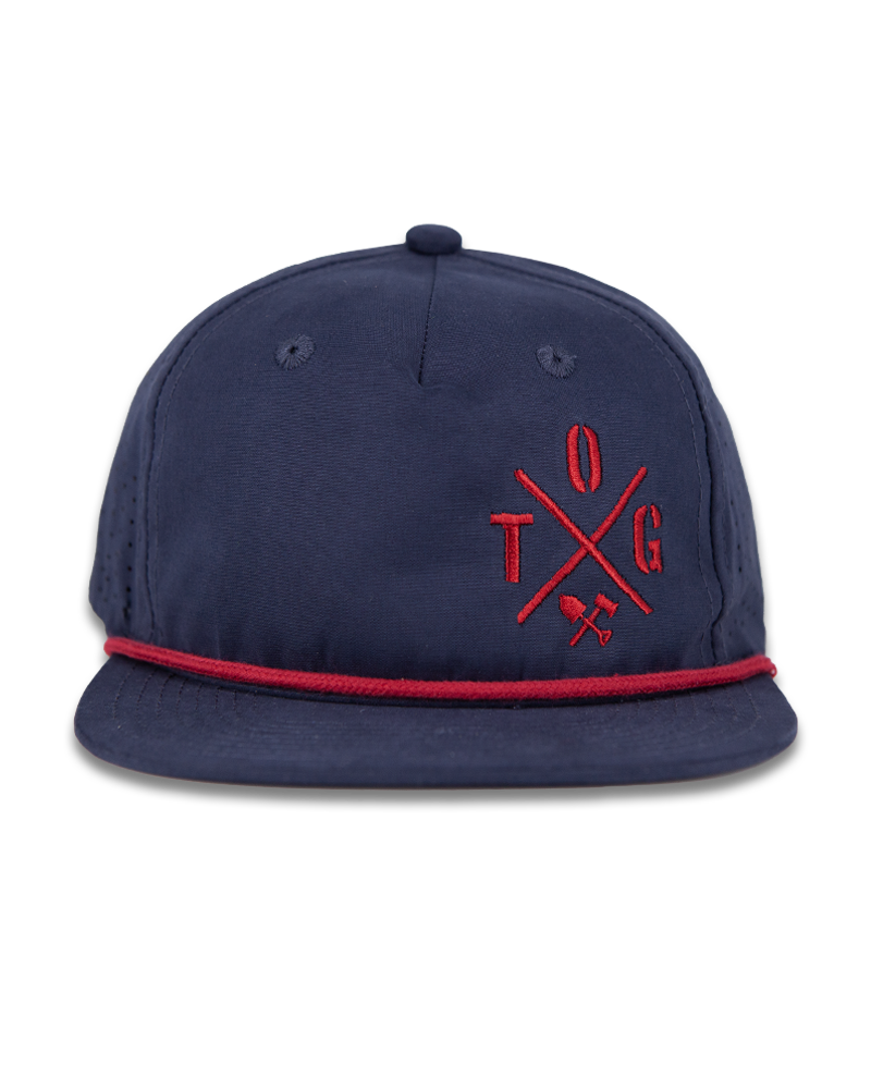 Off The Grid Surplus Crossbar Hat — in-use photo