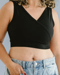 HALFTEE Layering Fashions Crossover Tank ( with pockets for insertable cups) — main product shot