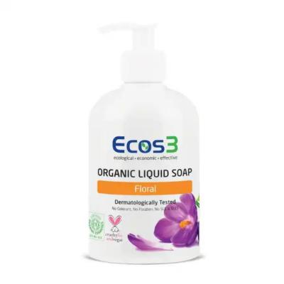 Ecos3 Organic Liquid Hand Soap Aloe Vera - Gentle, Natural, and Eco-Friendly Cleansing for Sensitive Skin - 16.91 fl oz