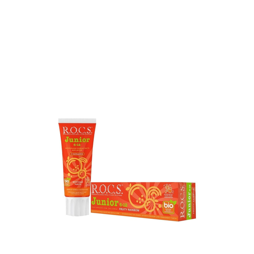 ROCS Junior Toothpaste - Fruity Rainbow Flavor | 60 ml
