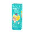 ROCS Baby Toothpaste, 45g - Natural Banana Flavor, Fluoride-Free & SLS-Free for Infants & Toddlers