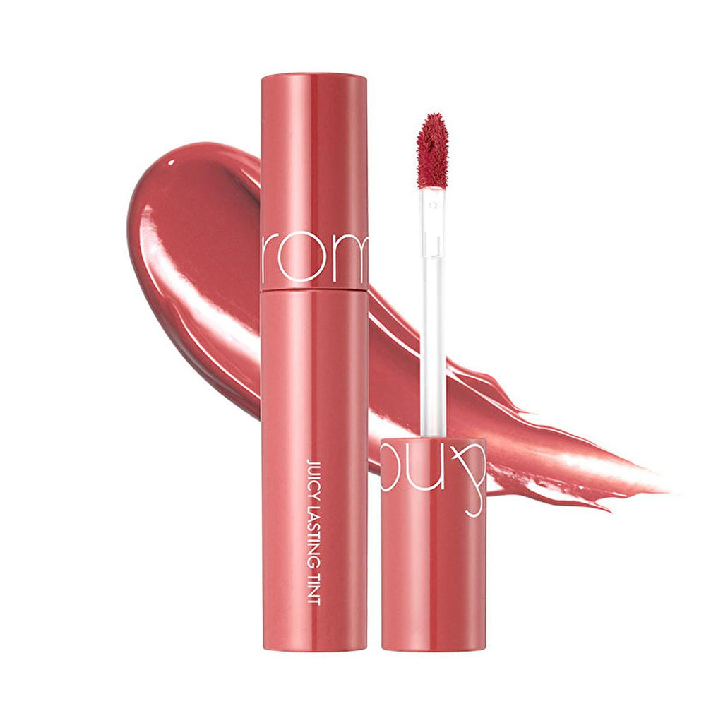 rom&nd Juicy Lasting Tint: #11 Pink Pumpkin - Glossy, Moisturizing, Long-Lasting Korean Lip Tint for Hydrated & Vibrant Lips