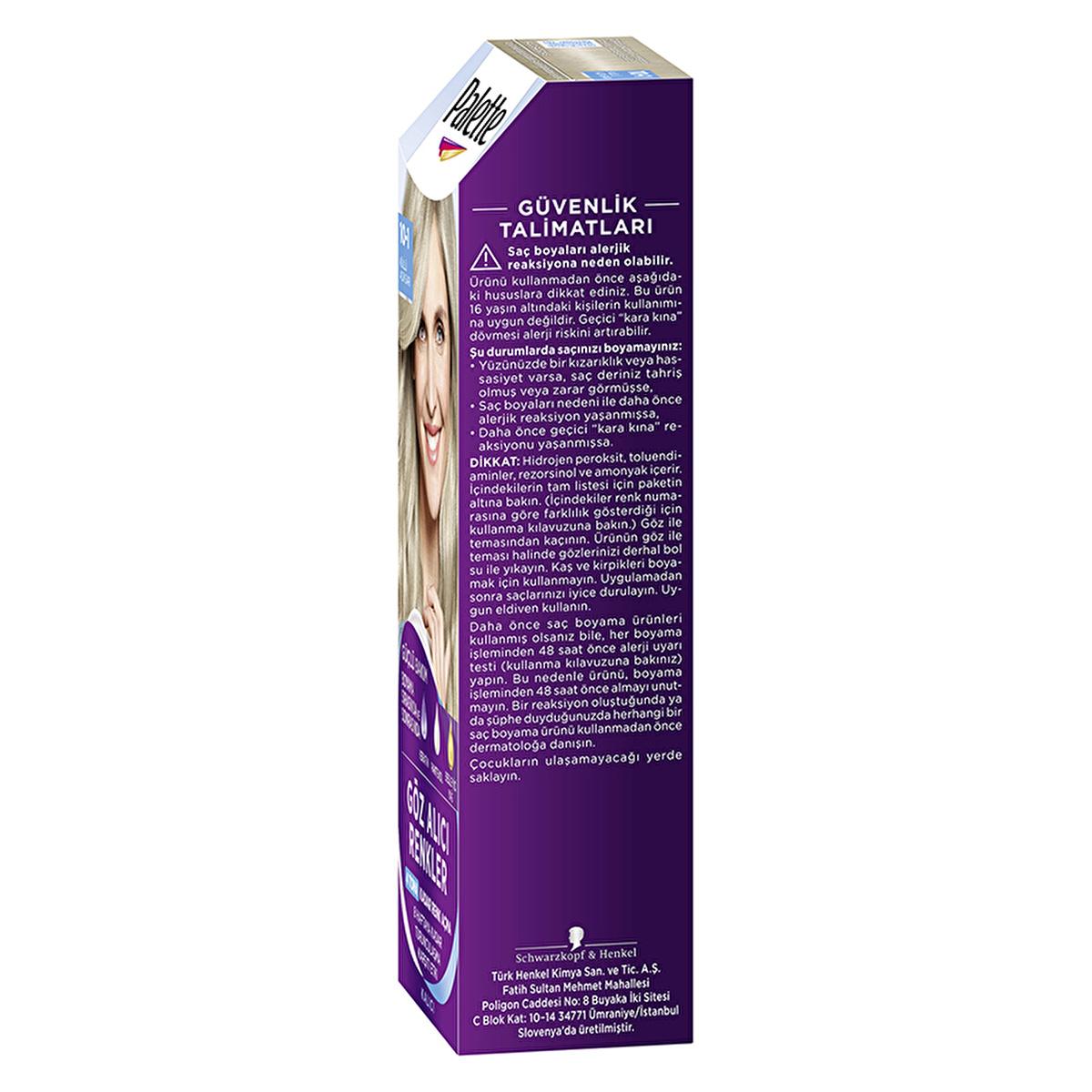 Palette Hair Color 10-1 - Light Ash Blonde with Triple Care Formula for Beauty Enthusiasts | 4.2 fl. oz.