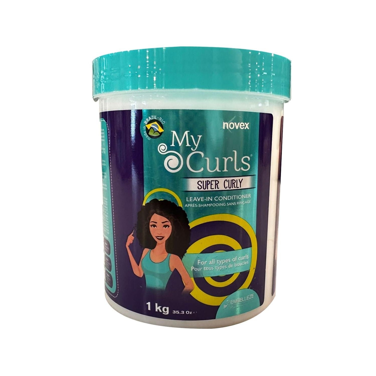 Novex My Curls Leave-in Hair Care Cream for Curly Hair - 1000g, Curl Defining & Moisturizing Benefits