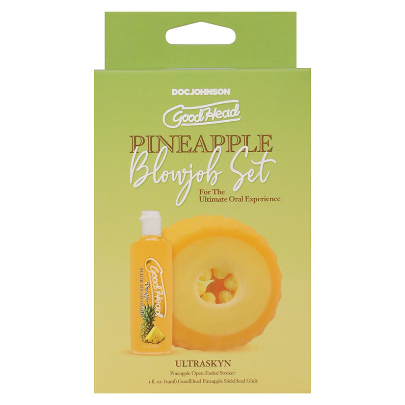 Love Spark Cove | Intimate Apparel, Pleasure Shop & Free Shipping GoodHead Pineapple Blowjob Set — main product shot