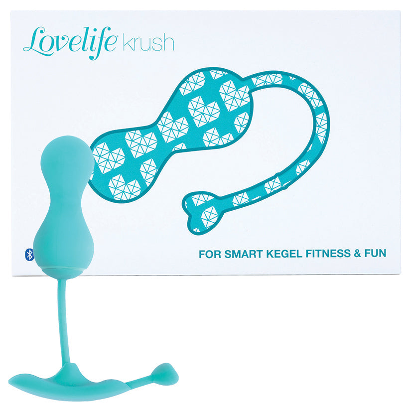 Love Spark Cove | Intimate Apparel, Pleasure Shop & Free Shipping OhMiBod Lovelife Krush-Turquoise — main product shot