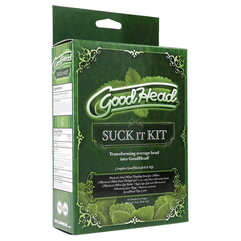 Love Spark Cove | Intimate Apparel, Pleasure Shop & Free Shipping GoodHead Suck It Kit-Mint — main product shot
