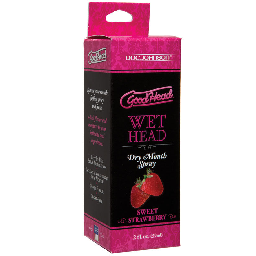 Love Spark Cove | Intimate Apparel, Pleasure Shop & Free Shipping GoodHead Wet Head Dry Mouth Spray-Strawberry 2oz — main pro