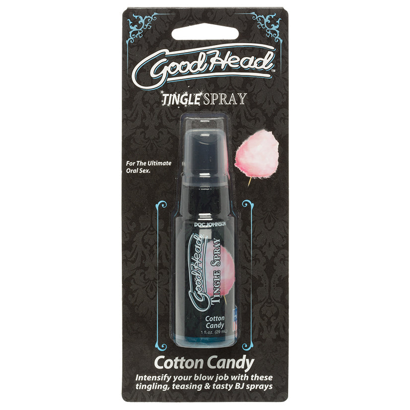 Love Spark Cove | Intimate Apparel, Pleasure Shop & Free Shipping GoodHead Tingle Spray-Cotton Candy 1oz — main product shot