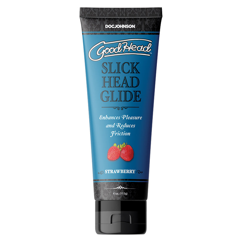 Love Spark Cove | Intimate Apparel, Pleasure Shop & Free Shipping GoodHead Slick Head Glide-Strawberry 4oz Bulk — main produc