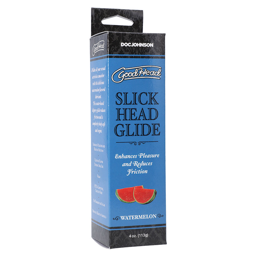 Love Spark Cove | Intimate Apparel, Pleasure Shop & Free Shipping GoodHead Slick Head Glide-Watermelon 4oz — main product sho