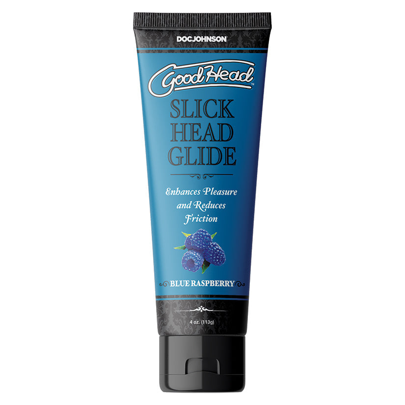 Love Spark Cove | Intimate Apparel, Pleasure Shop & Free Shipping GoodHead Slick Head Glide-Blue Raspberry 4oz Bulk — main pr