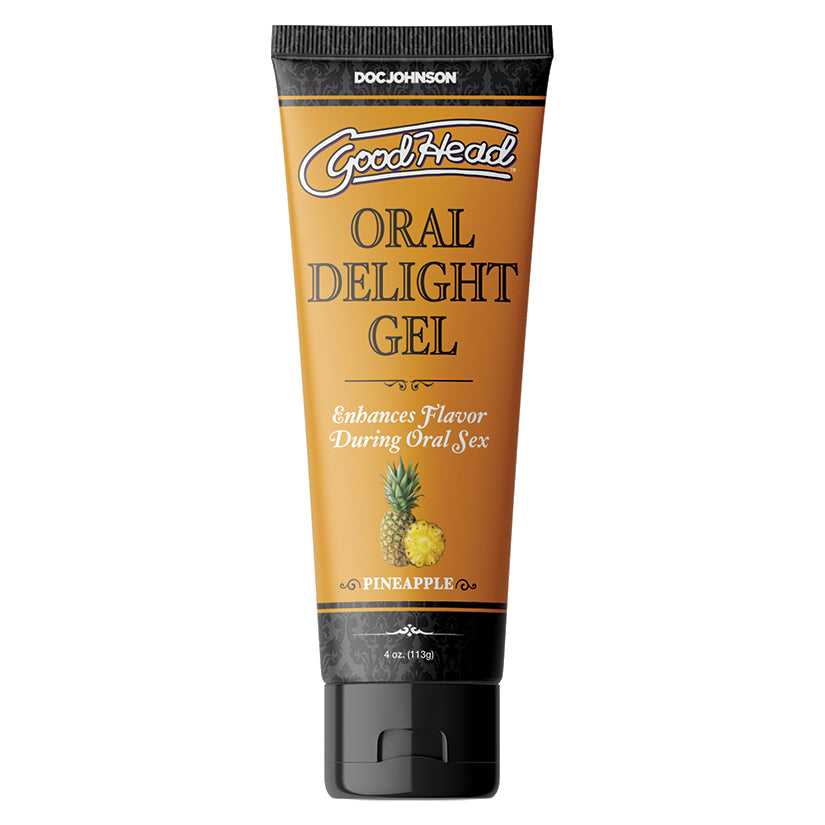 Love Spark Cove | Intimate Apparel, Pleasure Shop & Free Shipping GoodHead Oral Delight Gel-Pineapple 4oz Bulk — main product