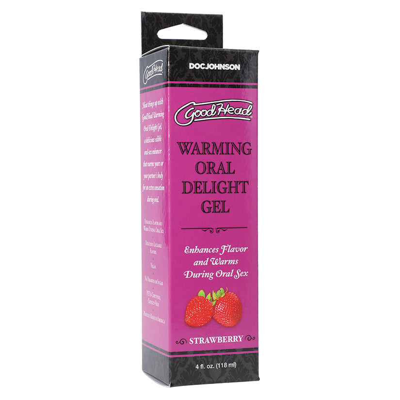 Love Spark Cove | Intimate Apparel, Pleasure Shop & Free Shipping GoodHead Warming Head Oral Delight Gel-Strawberry 4oz — mai