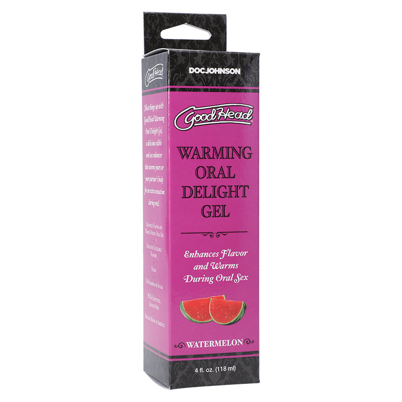 Love Spark Cove | Intimate Apparel, Pleasure Shop & Free Shipping GoodHead Warming Head Oral Delight Gel Watermelon 4oz — mai
