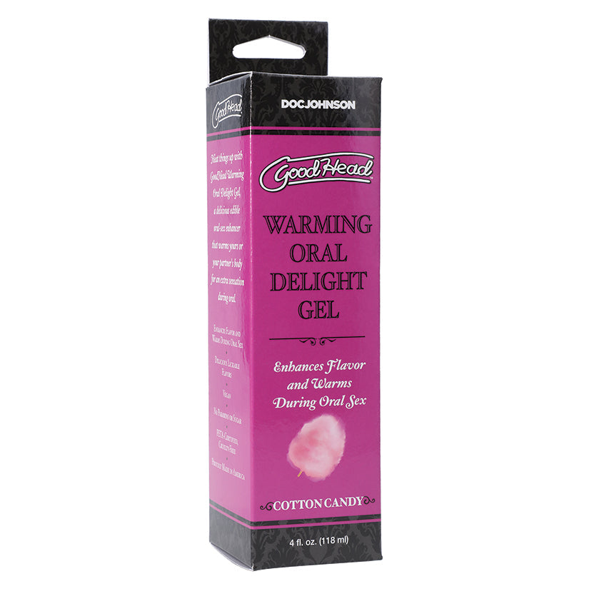 Love Spark Cove | Intimate Apparel, Pleasure Shop & Free Shipping GoodHead Warming Head Oral Delight Gel-Cotton Candy 4oz — m