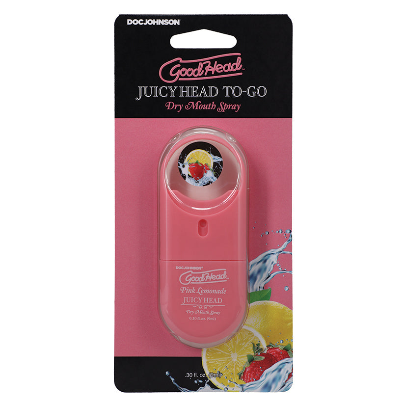 Love Spark Cove | Intimate Apparel, Pleasure Shop & Free Shipping GoodHead Juicy Head Dry Mouth Spray To Go-Pink Lemonade 0.3