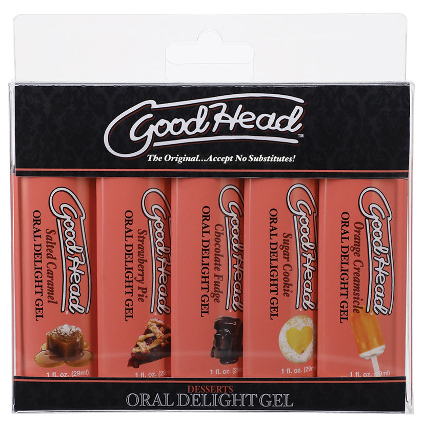Love Spark Cove | Intimate Apparel, Pleasure Shop & Free Shipping GoodHead Oral Delight Gel-Desserts 1oz 5PK — main product s