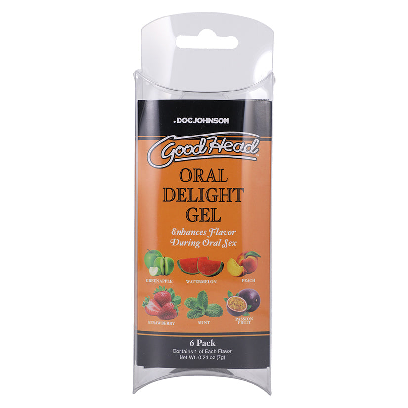 Love Spark Cove | Intimate Apparel, Pleasure Shop & Free Shipping GoodHead Oral Delight Gel Pack of 6 0.24oz — main product s