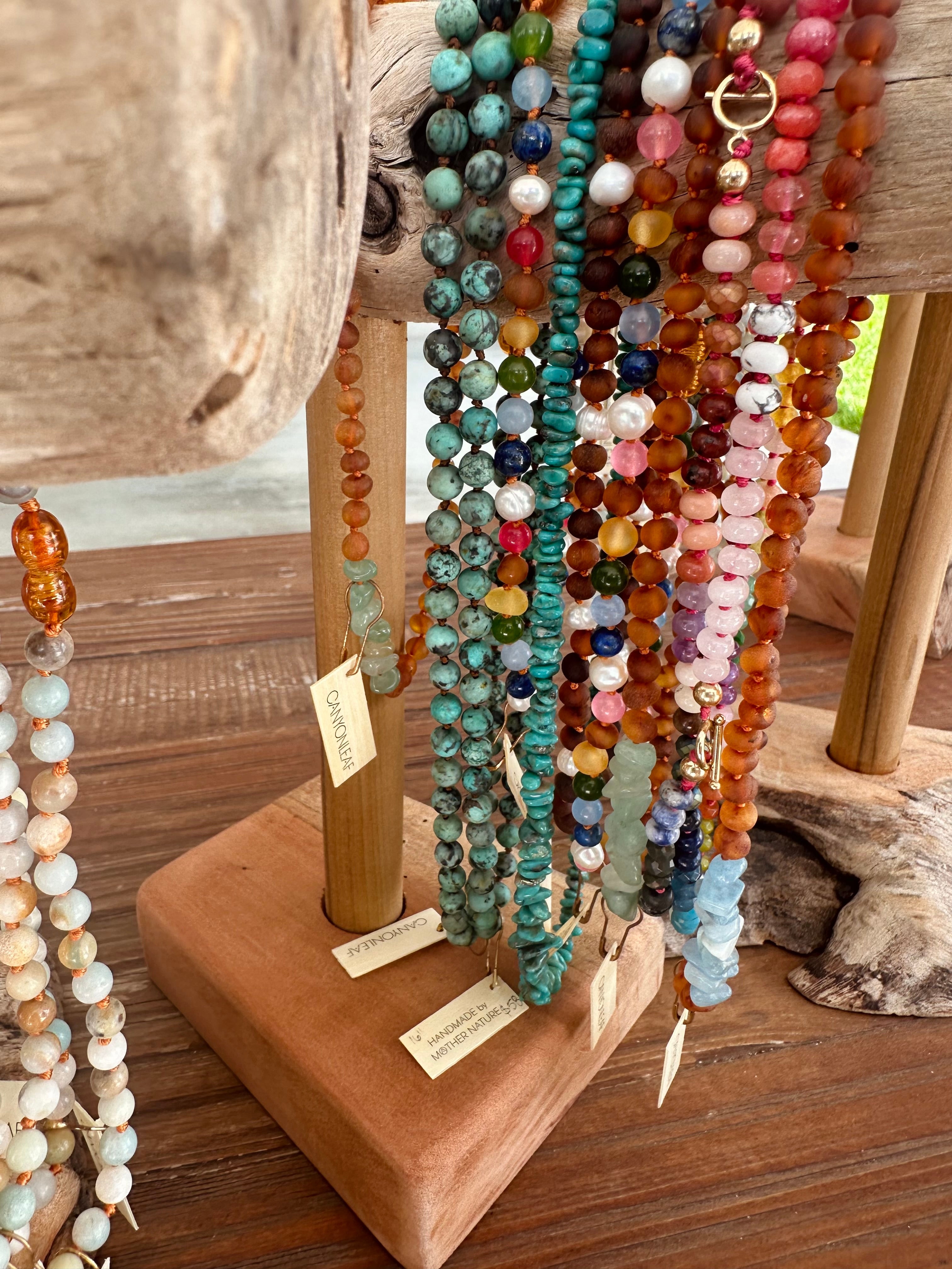 CanyonLeaf Retailer Starter Pack : Jewelry + Display — size reference