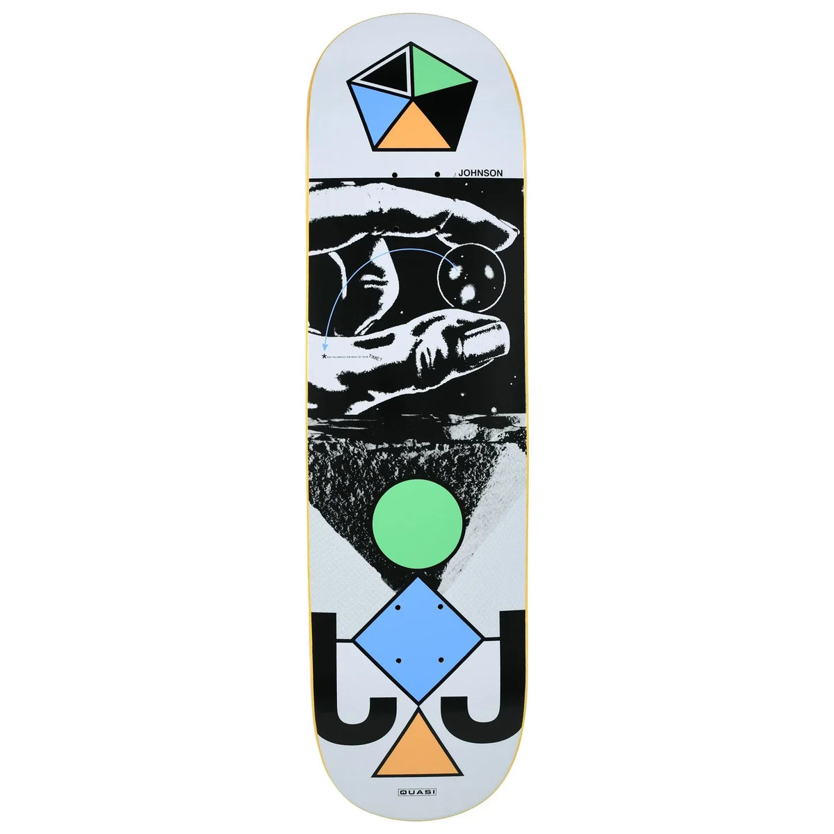 Quasi Johnson 'Spacetime' Skateboard Deck - 8.5″ by Skates USA