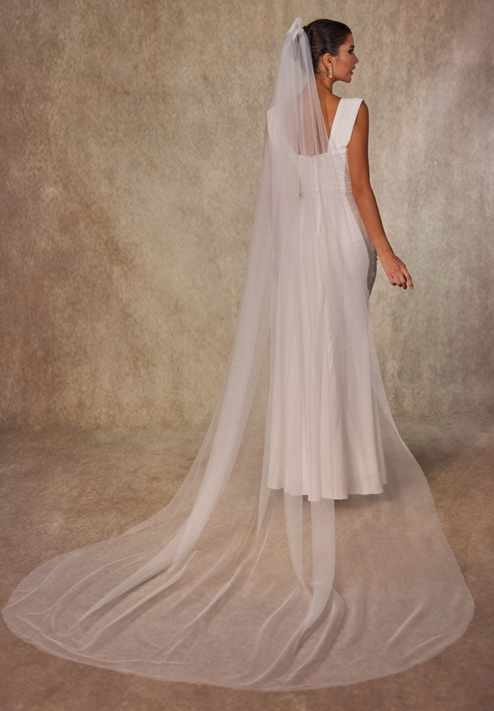 Elegant Bow Wedding Veil – Bridal Port, view 3