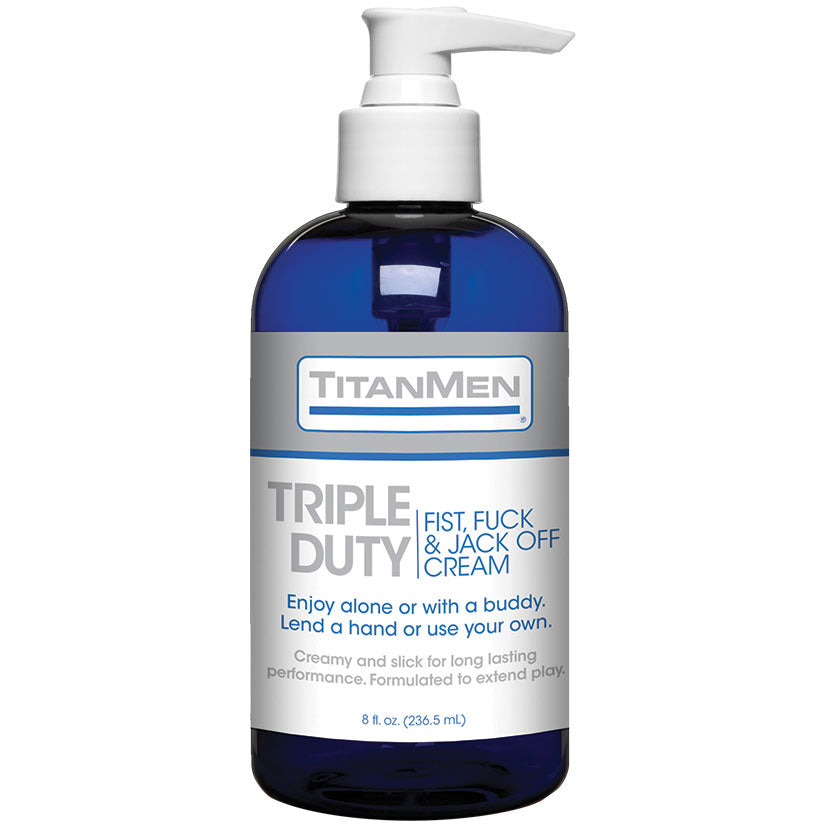 Love Spark Cove | Intimate Apparel, Pleasure Shop & Free Shipping TitanMen Triple Duty Fist, Fuck & Jack Off Cream 8oz — main