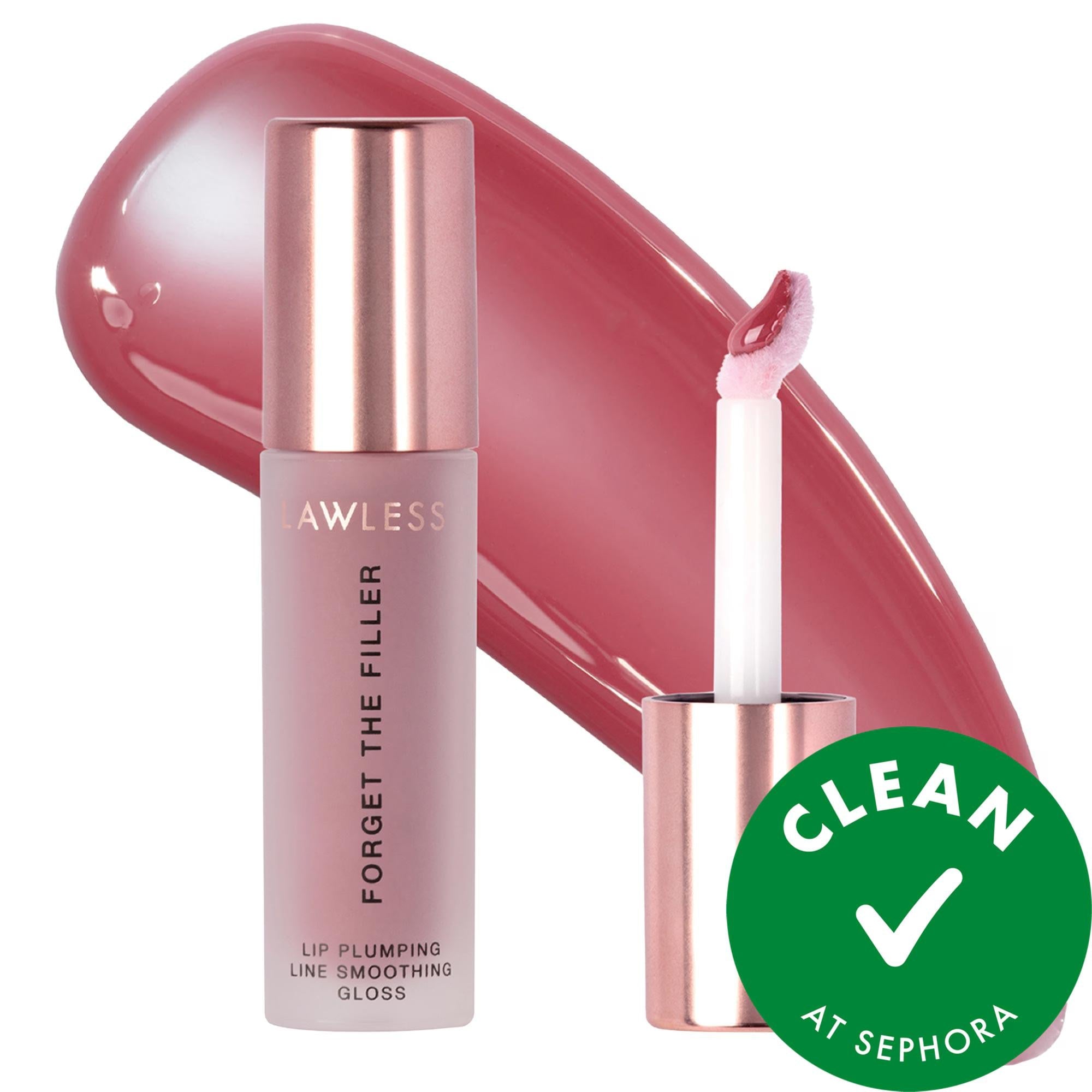 Forget The Filler Lip Plumper: Achieve Plumper, Hydrated Lips with Smoothing Gloss - Vegan & Cruelty-Free